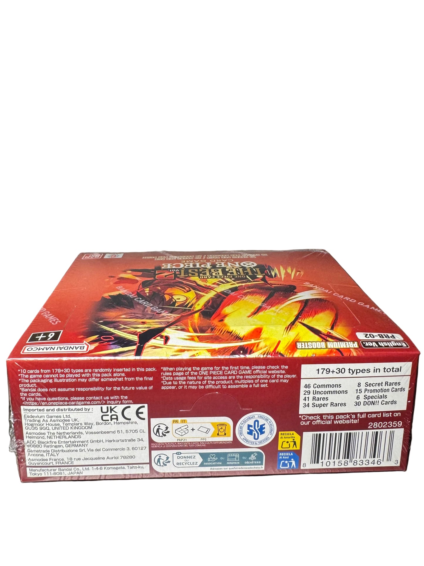 One Piece Card Game PRB-02 – The Best Vol. 2 Booster Box