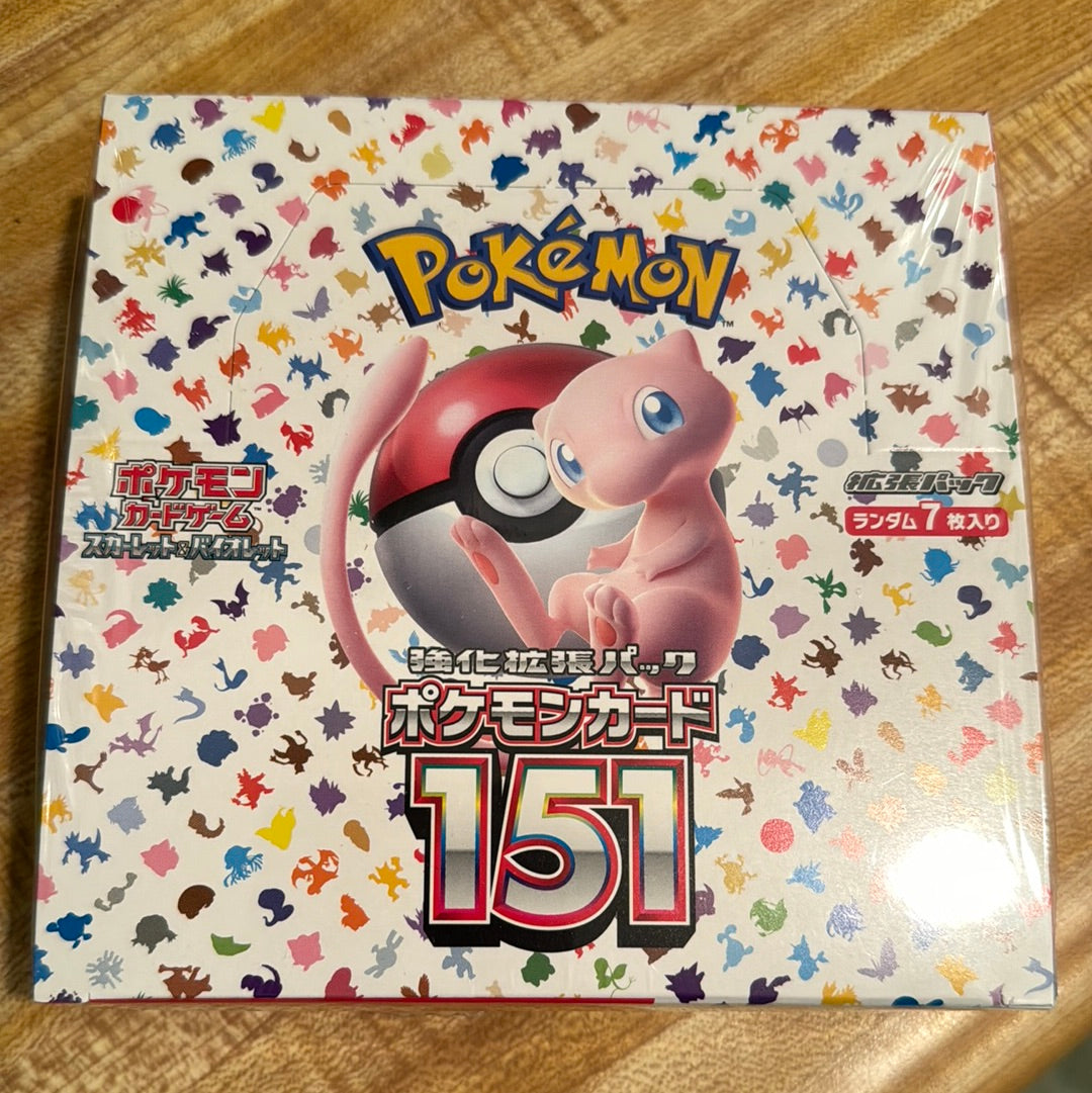 Pokémon TCG Scarlet & Violet 151 Japanese Booster Box