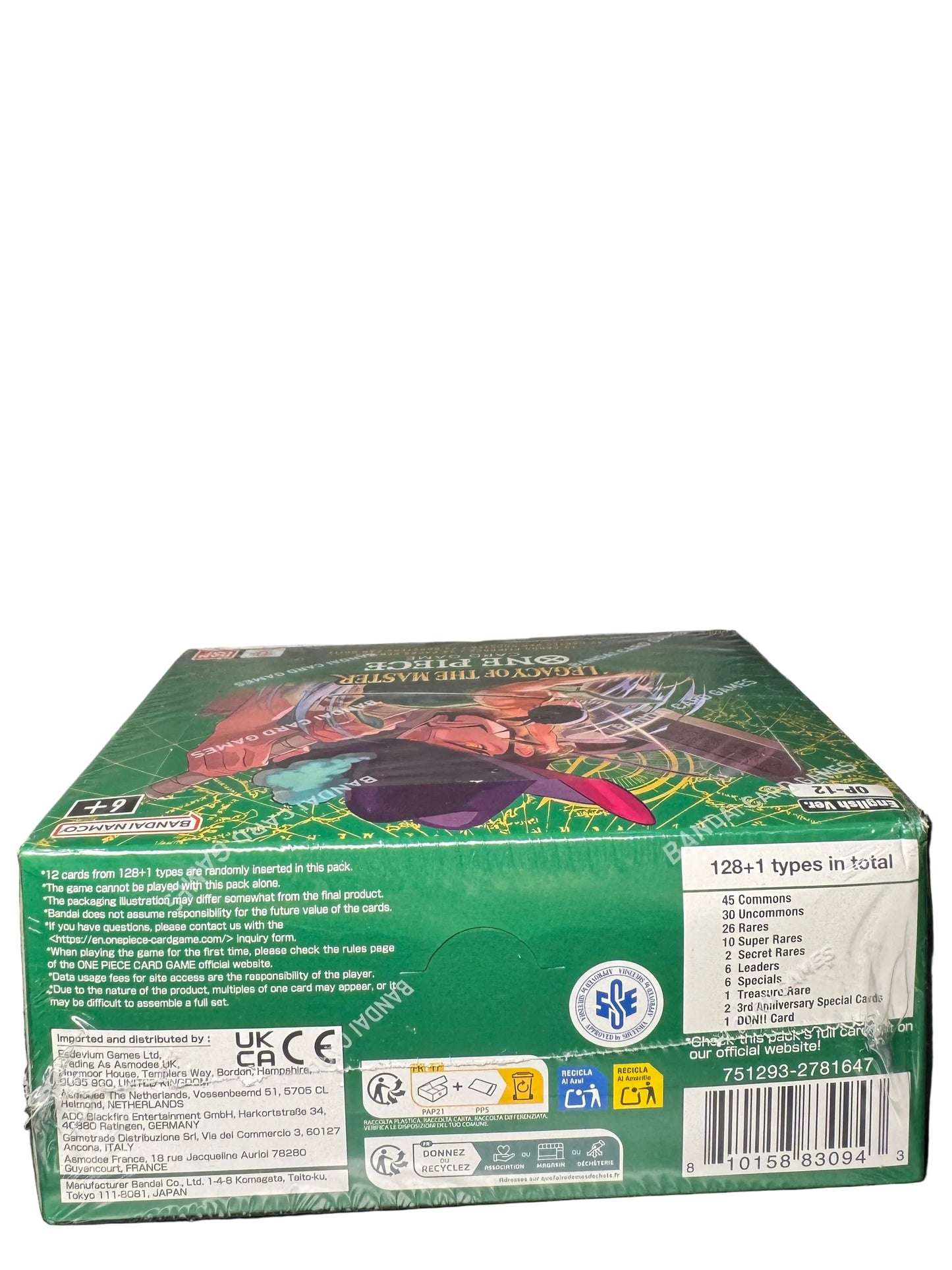One Piece Card Game OP-12 – Legacy of the Master Booster Box