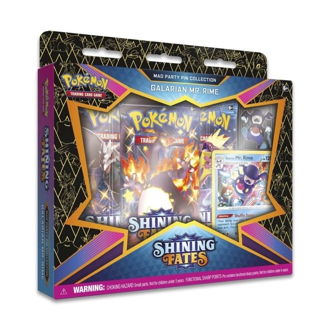 Pokémon TCG: Shining Fates Mad Party Pin Collection (Galarian Mr. Rime