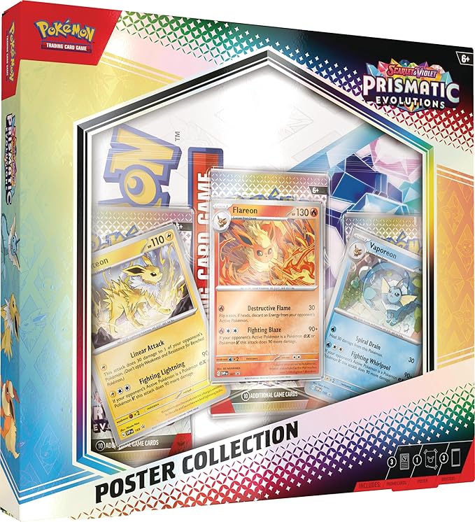 Pokémon TCG: Scarlet & Violet—Prismatic Evolutions Poster Collection