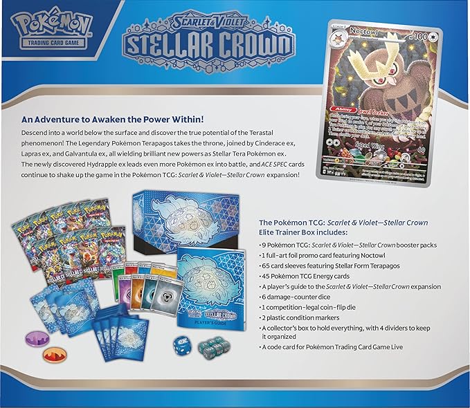 Pokémon TCG: Scarlet & Violet—Stellar Crown Elite Trainer Box